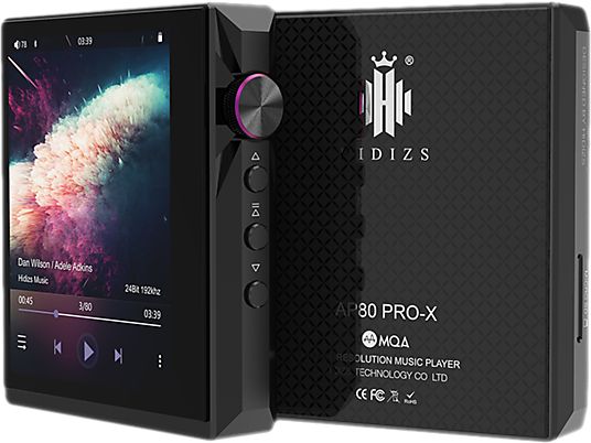 HIDIZS AP80 PRO-X - MP3 Player (512 GB, Schwarz)