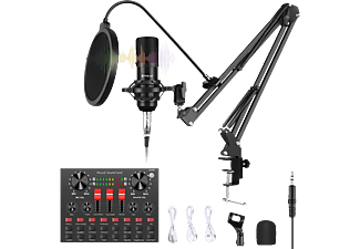 PULUZ PKT3600B Podcast Studio - Set microfono (Nero)