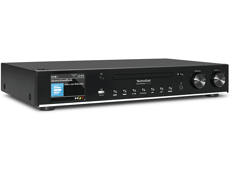 Technisat 0000/3989 Digitradio 143 CD Schwarz; DAB Radio — Foto 3 von 5