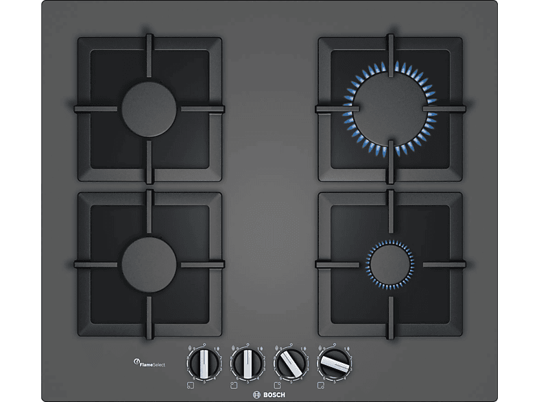 BOSCH PPP6A9B20 Gazlı Ankastre Ocak Gri
