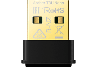 TP-LINK Archer T3U Nano 1300 MBPS Kablosuz Dual Band USB Adaptör Siyah_0