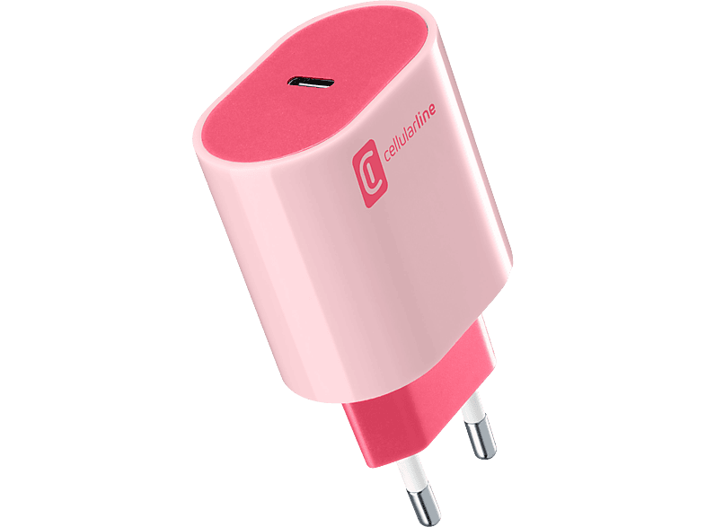 CELLULAR LINE ACHUSBCSMARTPD20WP - Ladeadapter (Rosa)