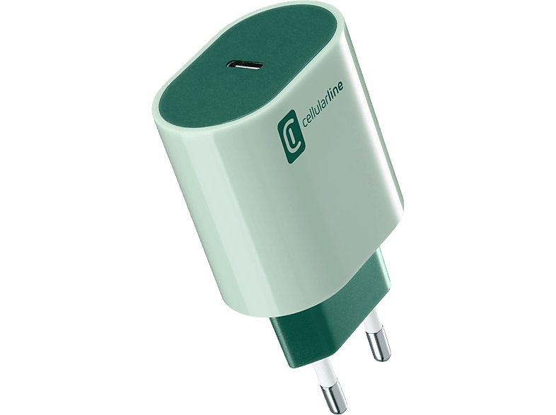 CELLULAR LINE ACHUSBCSMARTPD20WG - Ladeadapter (Grün)