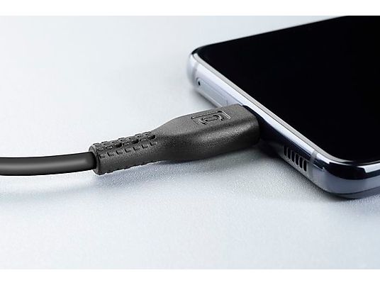 CELLULAR LINE Puissance - Câble USB-C vers USB-C (Noir)