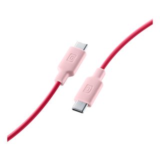 CELLULAR LINE Stylecolor - Câble USB-C vers USB-C (Rose)