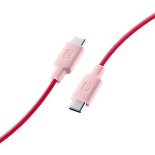 CELLULAR LINE Stylecolor - Cavo da USB-C a USB-C (Rosa)