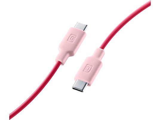 CELLULAR LINE Stylecolor - Câble USB-C vers USB-C (Rose)