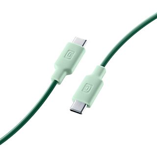 CELLULAR LINE Stylecolor - Cavo da USB-C a USB-C (Verde)