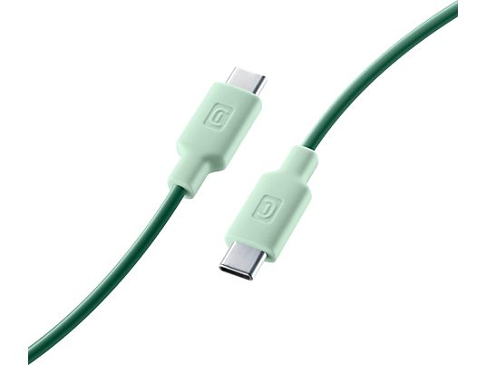 CELLULAR LINE Stylecolor - Cavo da USB-C a USB-C (Verde)