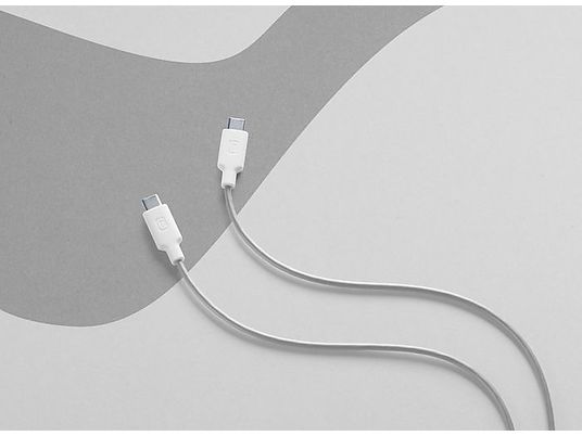 CELLULAR LINE Stylecolor - Cavo da USB-C a USB-C (Bianco)