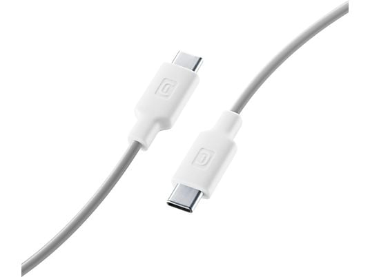 CELLULAR LINE Stylecolor - Câble USB-C vers USB-C (Blanc)