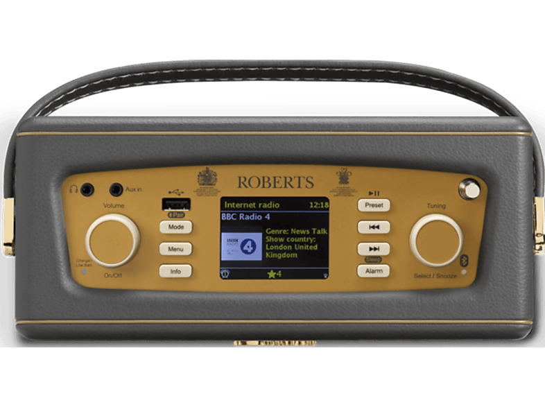 Roberts Radio Revival iStream 3L Smart-Radio, Charcoal Grey; Internet Radio — Foto 2 von 4