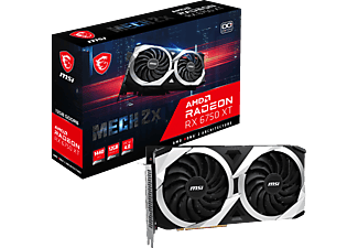 MSI Radeon RX 6750 XT Mech 2X 12GB OC (V399-004R) (AMD, Grafikkarte)