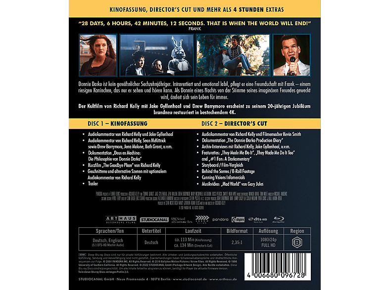 Thumbnail - Donnie Darko Blu-ray