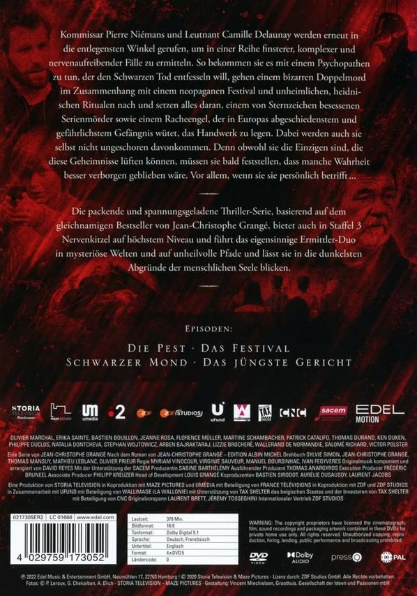 DVD-Cover mit Text auf Deutsch. Enthält Schauspieler, Titel und eine Filmbeschreibung. Zeigt ein Logo.