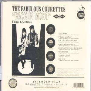 The Courettes - Back (CD) - (B-Sides Mono And Outtakes) In