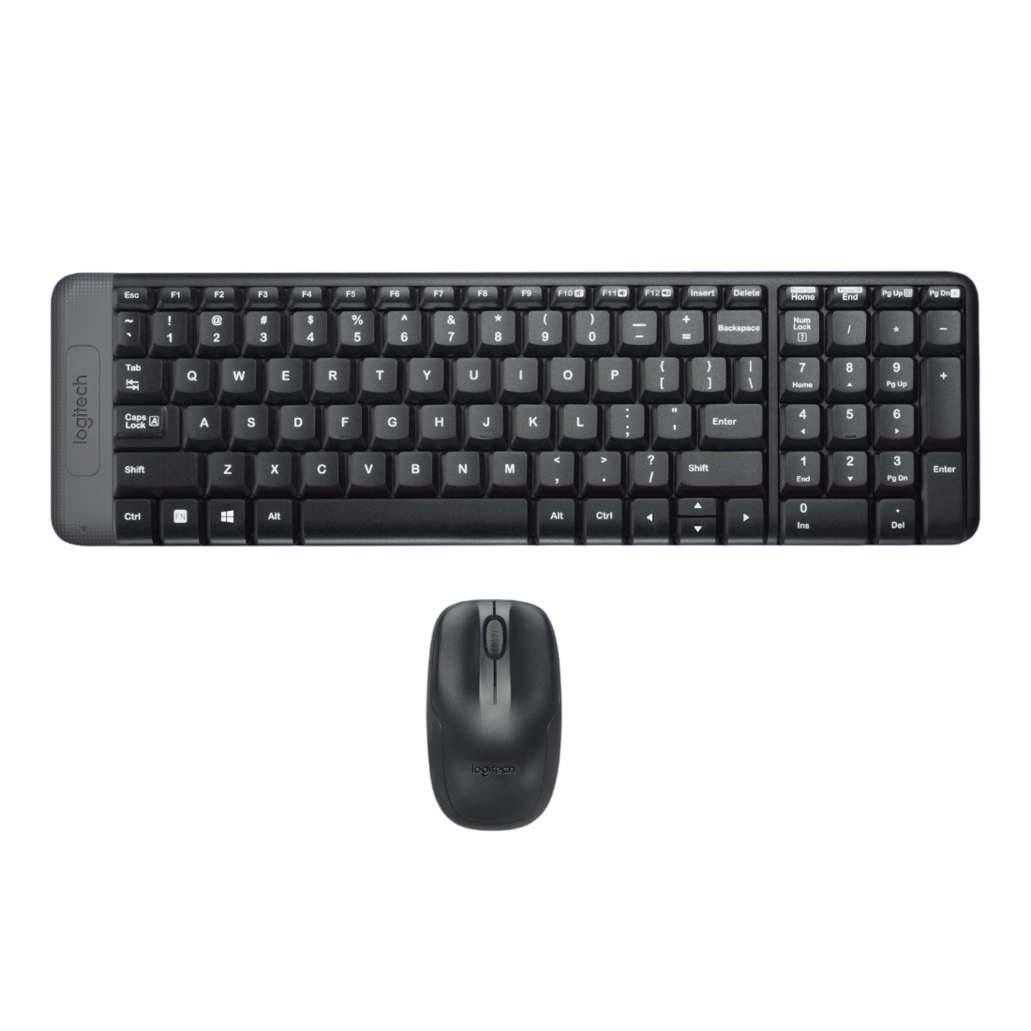 Pack Teclado + Ratón - Logitech Wireless Desktop MK220, Inalámbrico, USB, Conexión hasta 10 metros