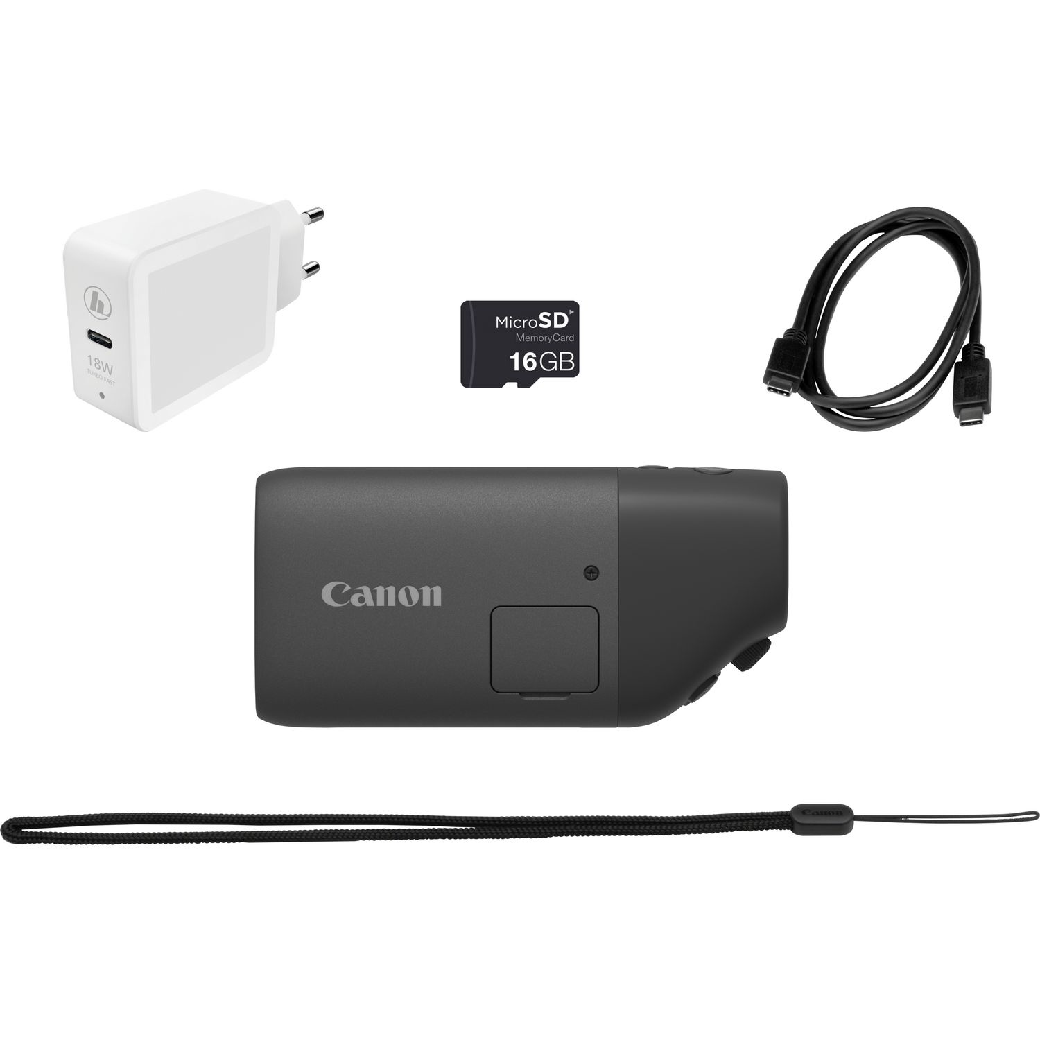 CANON PowerShot ZOOM Spektiv-Stil Basis Kit Kompaktkamera Schwarz, Nein, WLAN