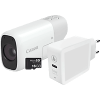 CANON PowerShot ZOOM Spektiv-Stil Basis Kit Kompaktkamera Weiß, , Nein, WLAN