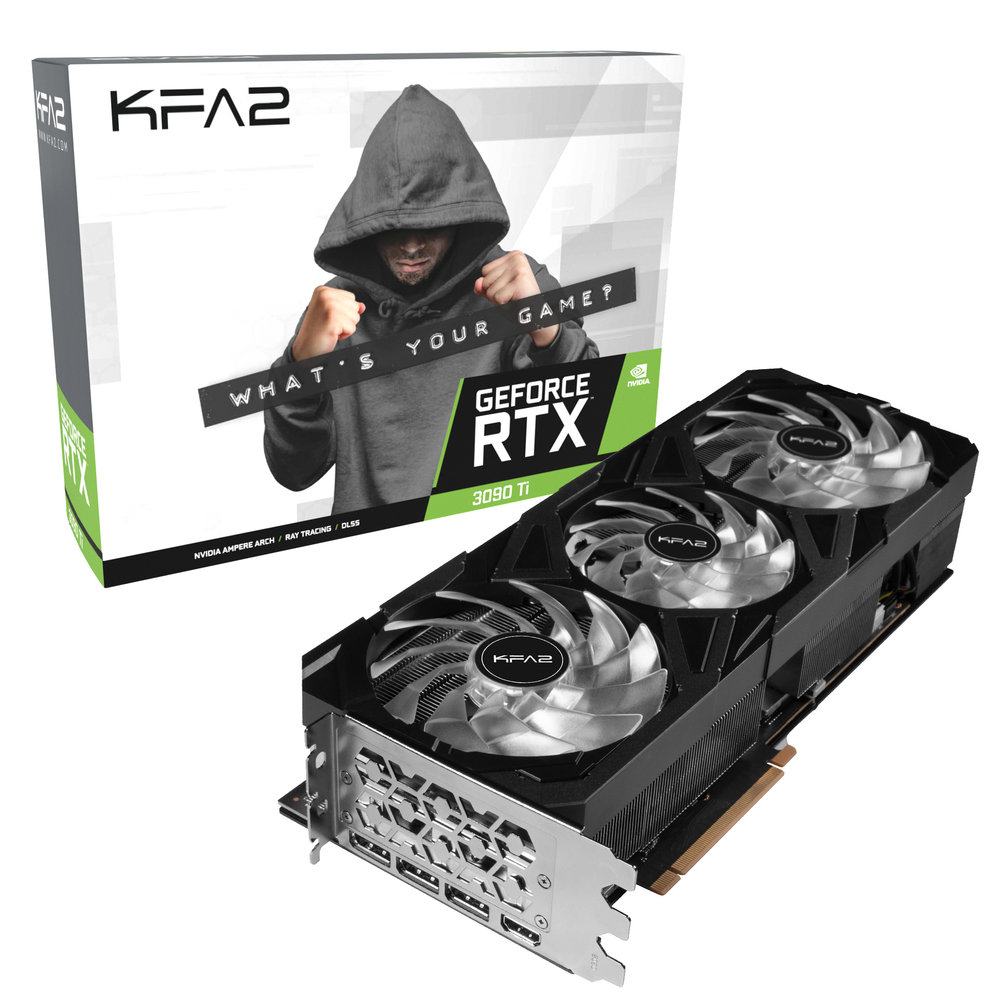 KFA2 GeForce RTX™ 3090 Ti EX GAMER 1-Click OC 24GB (39IXM5MD6HEK) (NVIDIA, PCIe Grafikkarte)