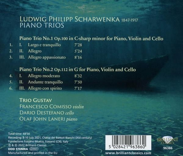 Trio Gustav/Comisso/Destefano/Laneri - Scharwenka:Piano Trios  - (CD)