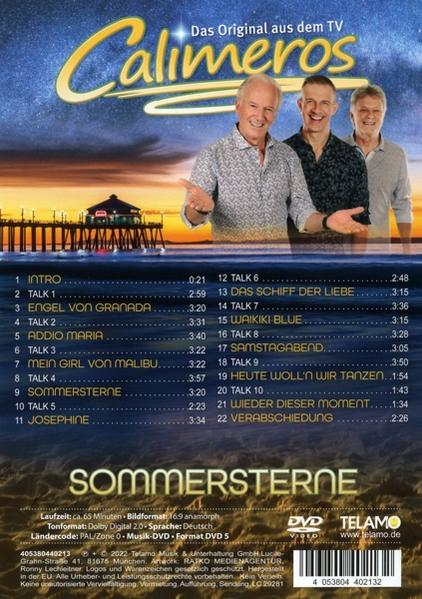DVD-Hülle mit drei Männern vor einem Sonnenuntergang, mit Titeln.