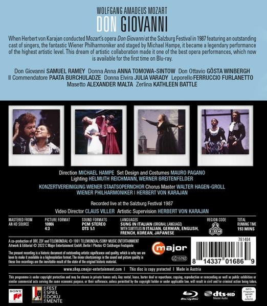 Ramey/Tomowa-Sintow/Winbergh/Varady/+ - Don Giovanni  - (Blu-ray)