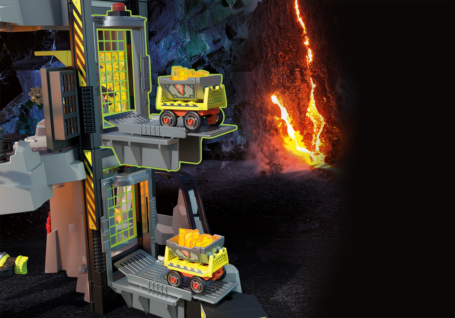PLAYMOBIL 70925 Dino Mine Spielset, Mehrfarbig
