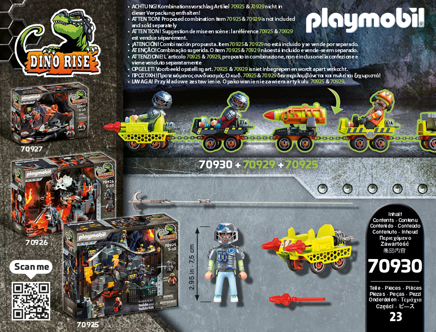 PLAYMOBIL 70930 Minen Cruiser Spielset, Mehrfarbig