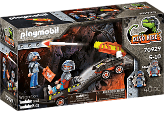 PLAYMOBIL 70929 Dino Mine Raketenkart Spielset, Mehrfarbig