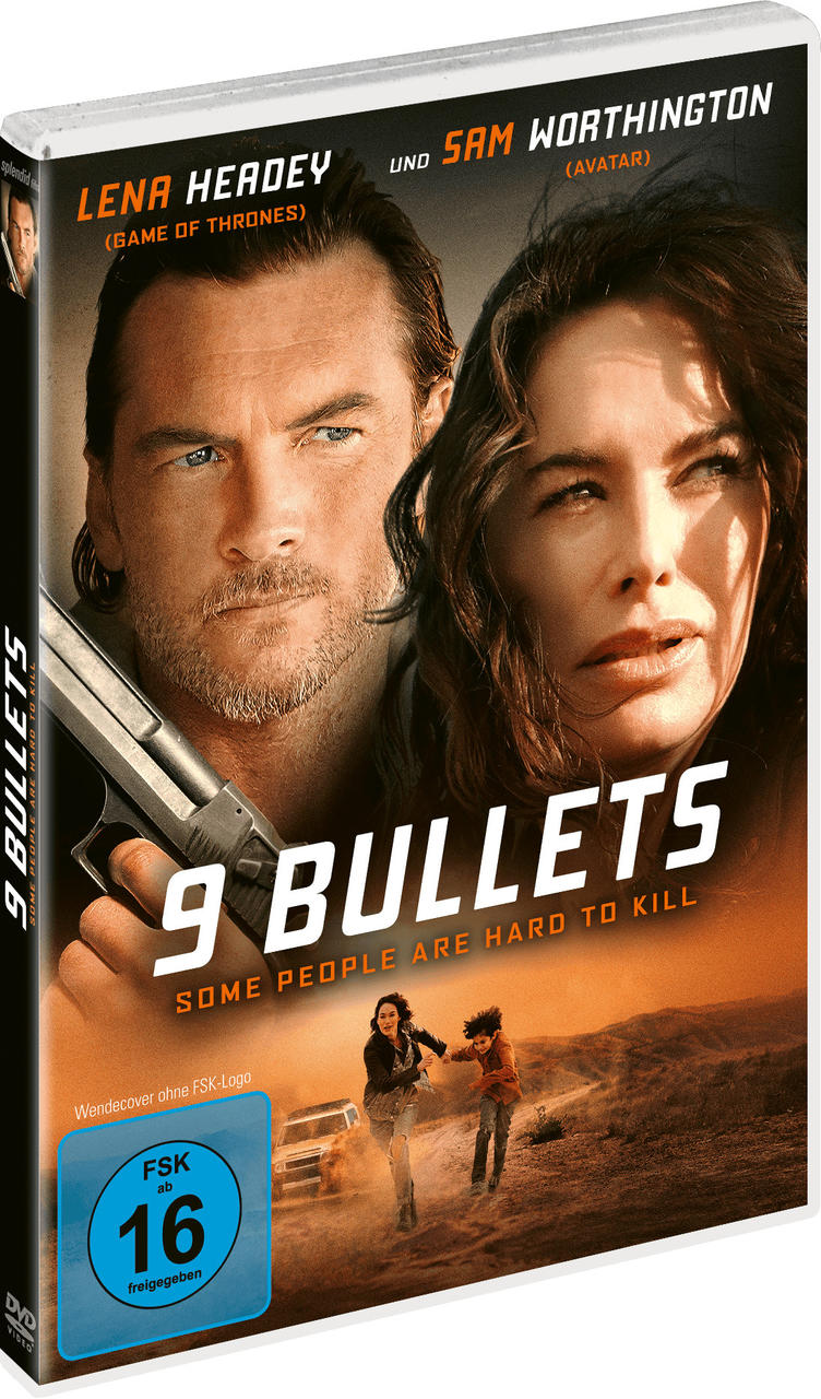 DVD-Cover mit Lena Headey und Sam Worthington. Action-Szene. Text auf Deutsch.