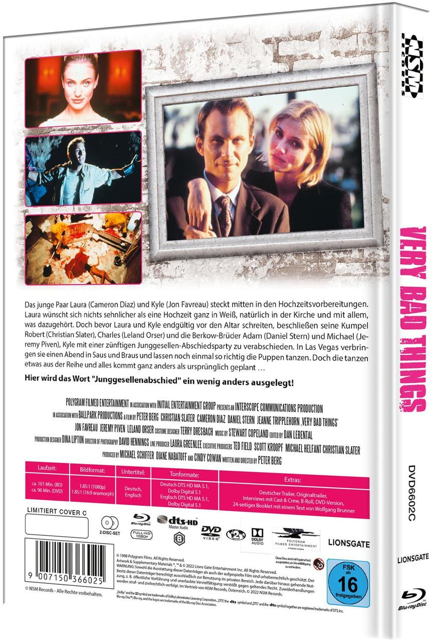 VERY BAD THINGS - Mediabook Cover C Blu-ray + DVD
