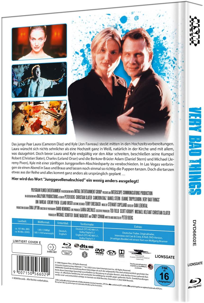 VERY BAD THINGS - Mediabook Cover E Blu-ray + DVD