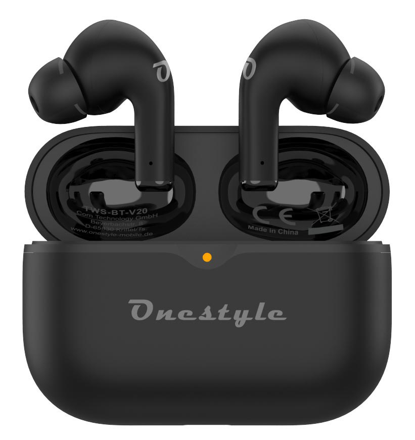 ONESTYLE V20B, In-ear Kopfhörer Bluetooth black