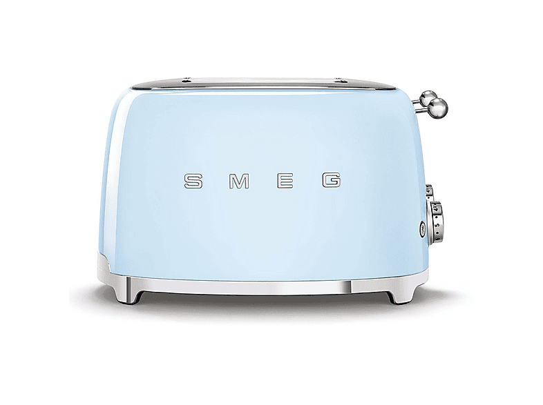 immagine di Tostapane SMEG TSF03PBEU, Potenza 2000 W, Numero di fessure per tostare 4, Livelli tostatura 6 , Sistema sollevamento, Funzione scongelamento, Raccoglitore briciole