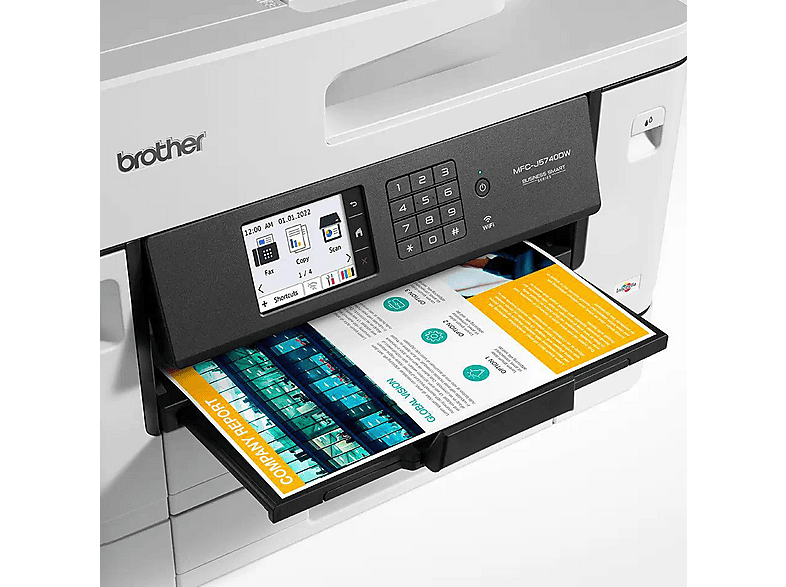 Brother MFC-J5740DW Multifunktionsdrucker Tintenstrahl Farbe A3 Drucker, Scanner, Kopierer, Fax ADF — Foto 5 von 5