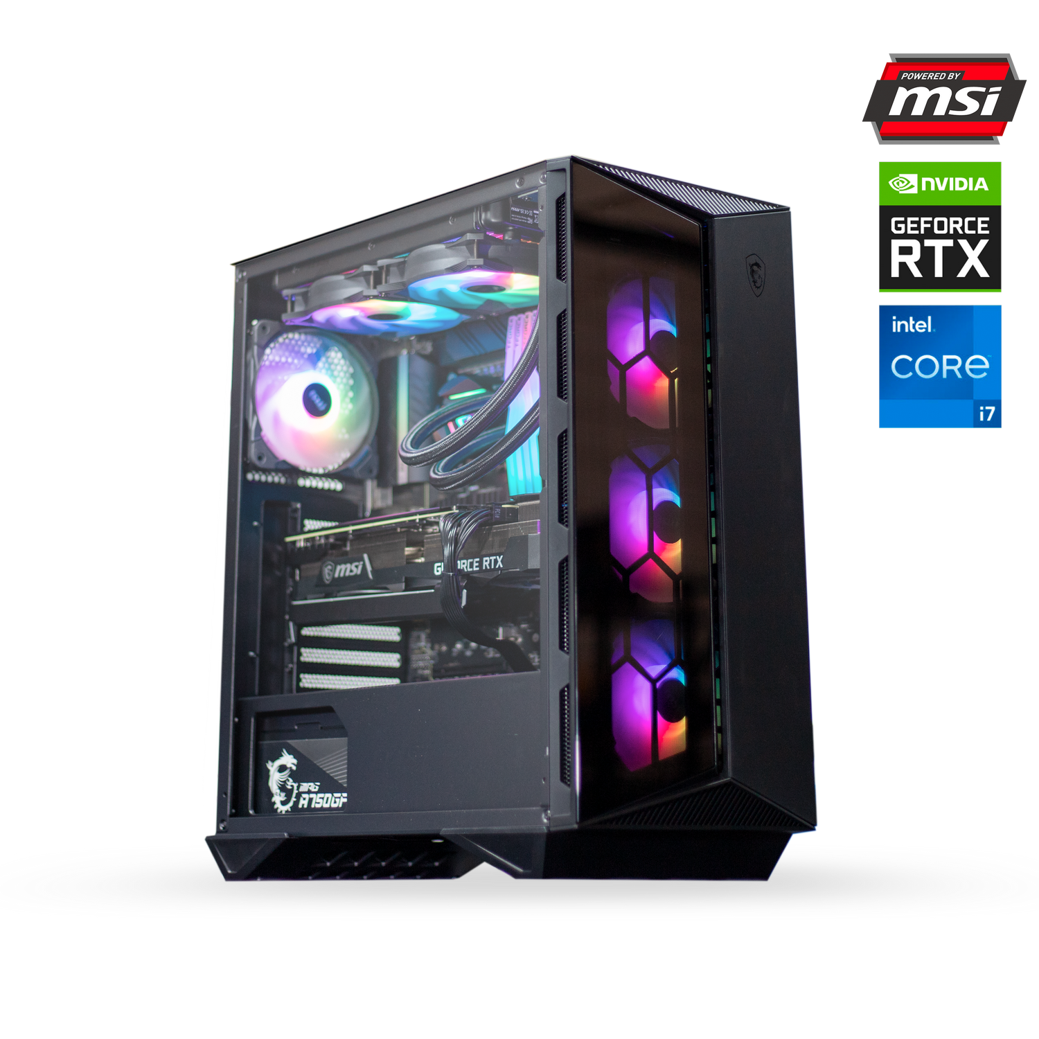 REACONDICIONADO PC gaming - PC Clon Powered By MSI MPG GUNGNIR 110R, Intel® Core™ i7-12700K, 32GB RAM, 1TB SSD, RTX3080 VENTUS 2X OC, Ubuntu