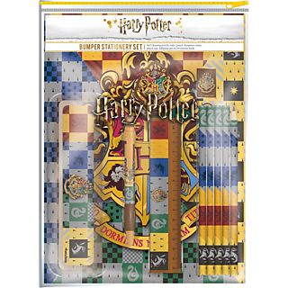 Pack papelería - Sherwood RD-RS461630, Harry Potter, Estuche, Regla, Bolígrafo, 5 Lápices, Multicolor