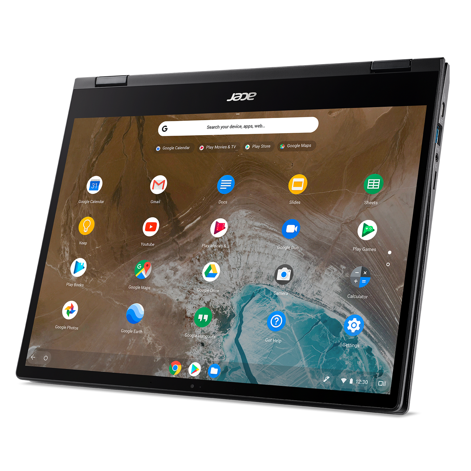 Convertible 2 en 1 - Acer Chromebook Spin 713 CP713-2W-72QT, 13.5" 2K, Intel® Core™ i7-10510U, 16GB RAM, 256GB SSD, Chrome OS