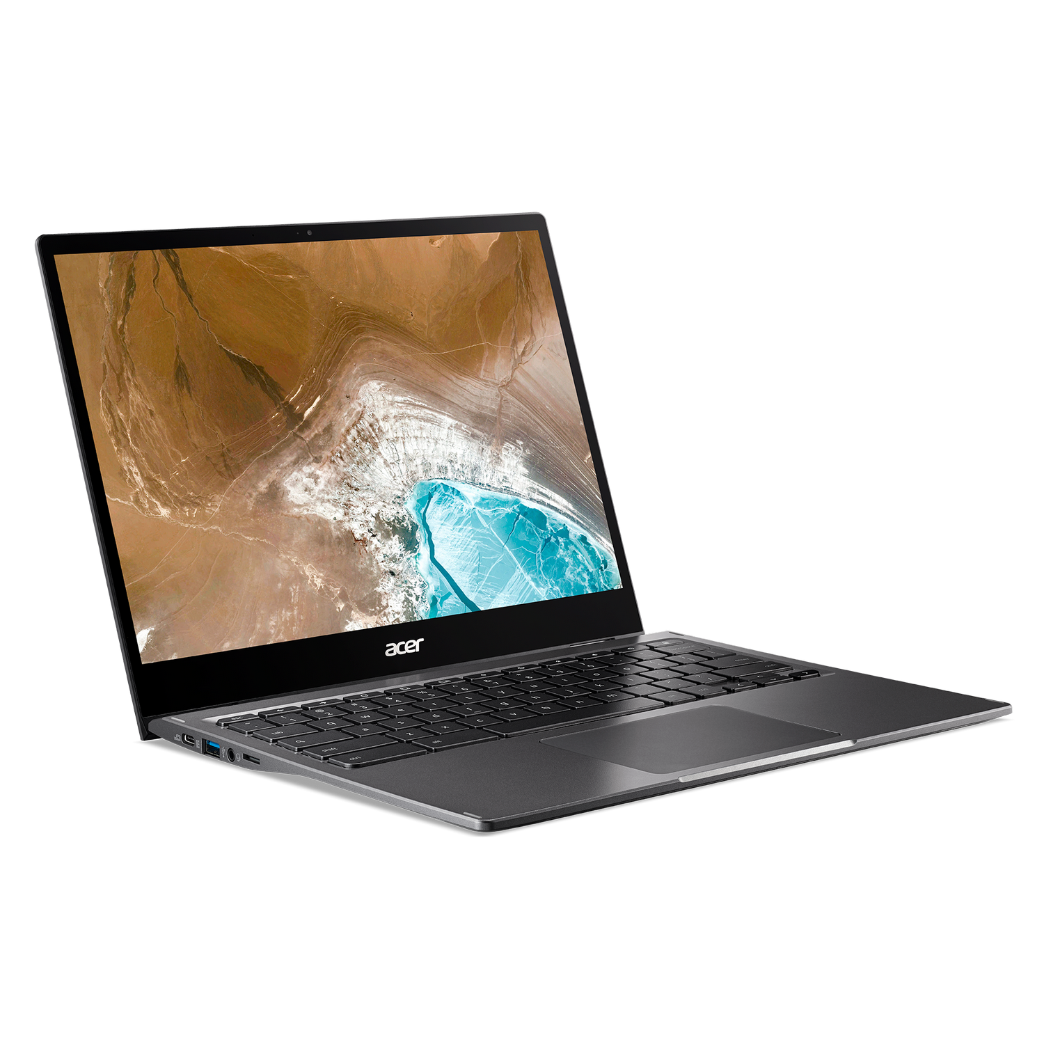 Convertible 2 en 1 - Acer Chromebook Spin 713 CP713-2W-72QT, 13.5" 2K, Intel® Core™ i7-10510U, 16GB RAM, 256GB SSD, Chrome OS