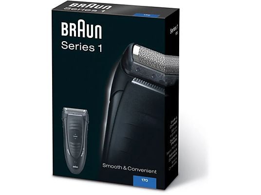 BRAUN Series 1-170s - Rasoio (Nero)