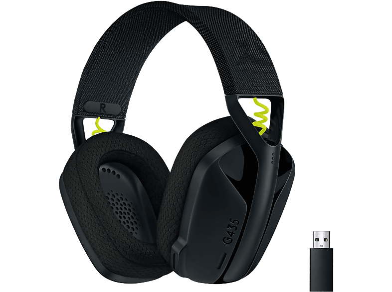 Logitech Casque Gamer Sans Fil G435 Lightspeed Noir (981-001050)