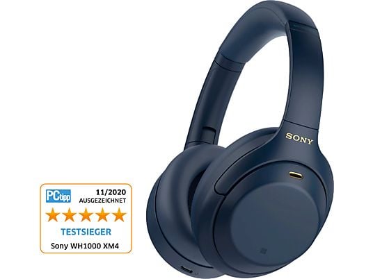 SONY WH-1000XM4 - Casque Bluetooth (Over-ear, Bleu)