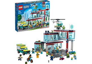 LEGO City 60330 Krankenhaus Bausatz, Mehrfarbig