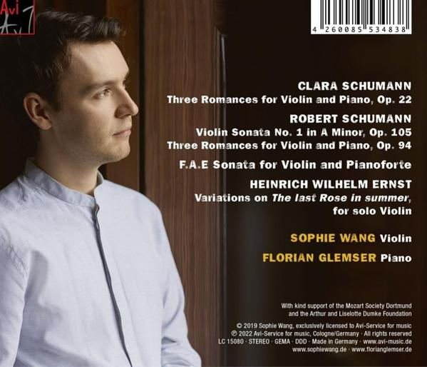 Wang, Sophie & Glemser, Florian - Clara And Robert Schumann  - (CD)