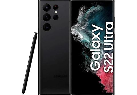 Móvil - Samsung Galaxy S22 Ultra 5G, Negro,1 TB, 12 GB RAM, 6.8" QHD+, Exynos 2200, 5000 mAh, Android 12