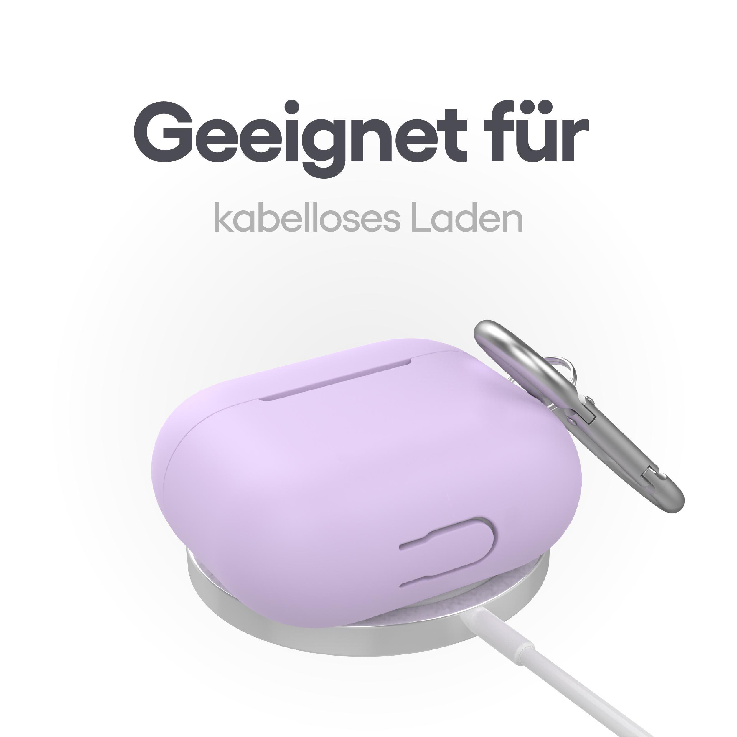Ein Laptop mit Seitenansicht des Bildschirms und der Anschlüsse.