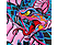 GAYA Saints Row "Graffito serpente" - Tappetino per mouse (Multicolore)