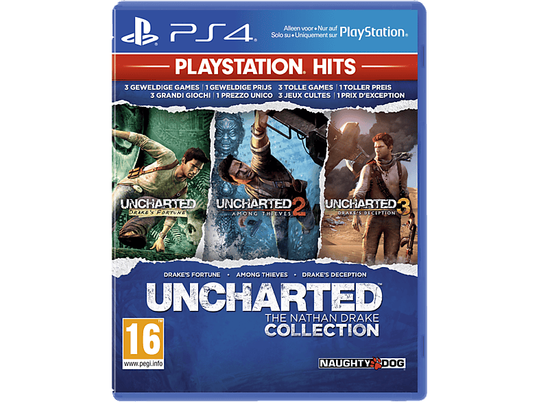 PlayStation Hits: Uncharted - The Nathan Drake Collection - PlayStation 4 [Blu-ray]; Videogame