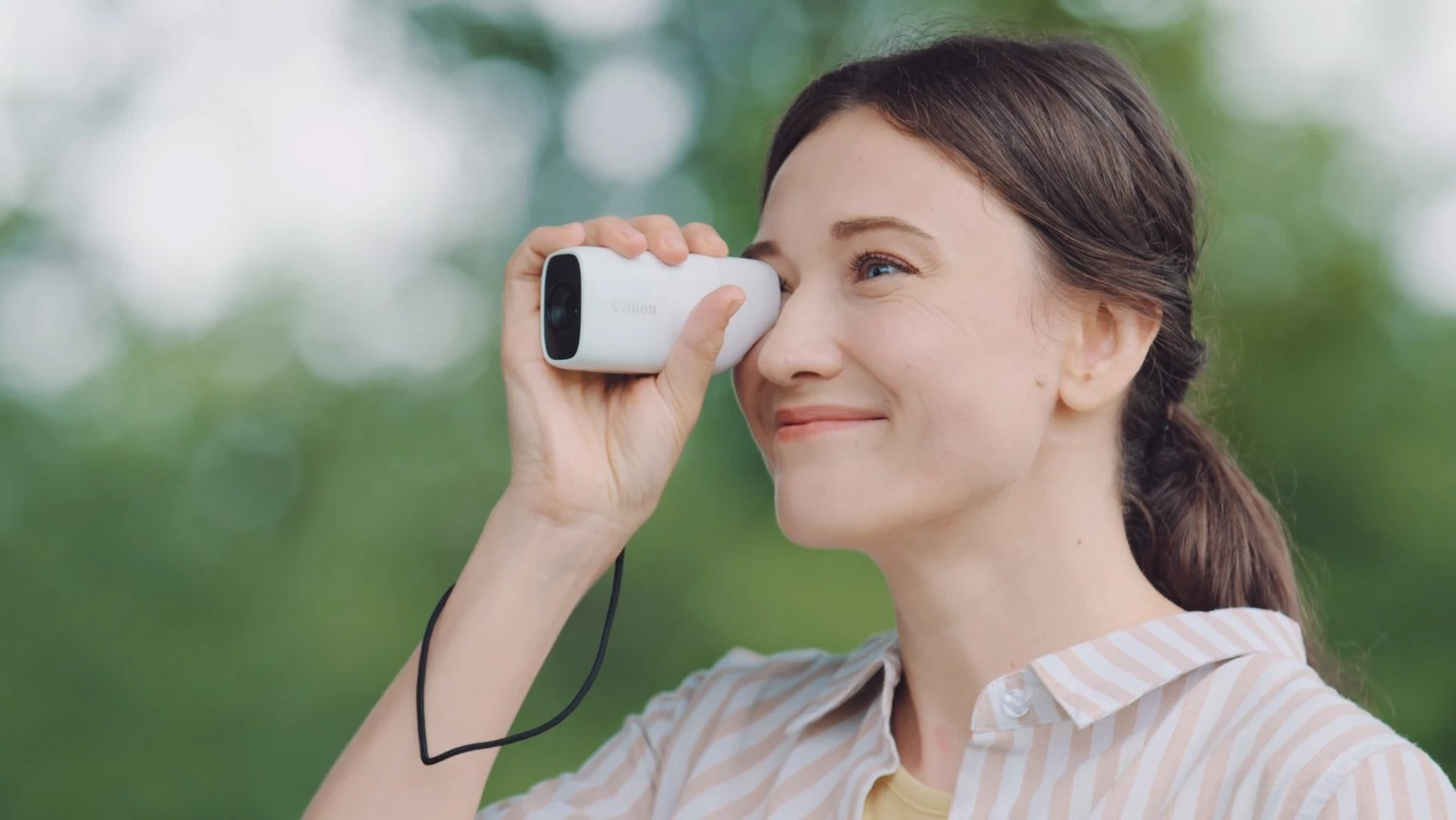 CANON PowerShot ZOOM Basis-Kit - kompakte Telezoom-Kamera im Spektiv-Stil Weiss